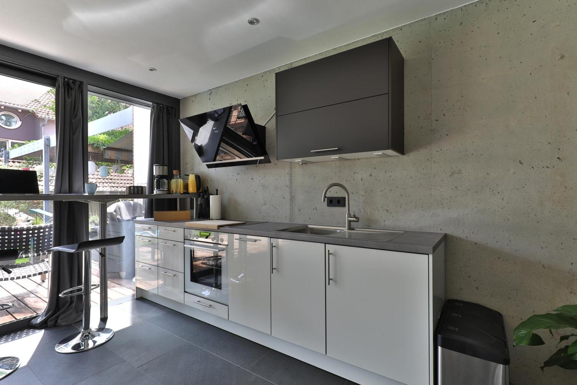 Modernes Studio-Apartment Gersthofen Exteriör bild