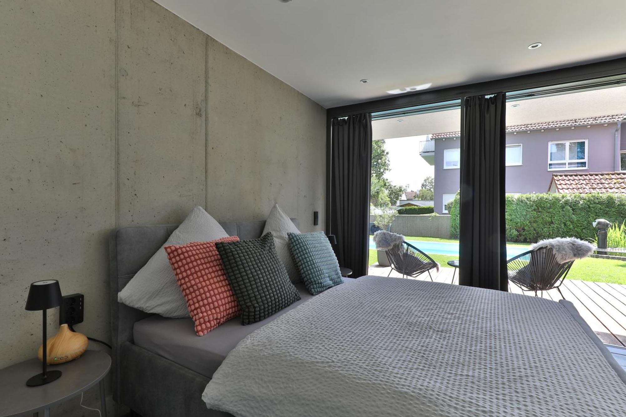 Modernes Studio-Apartment Gersthofen Exteriör bild