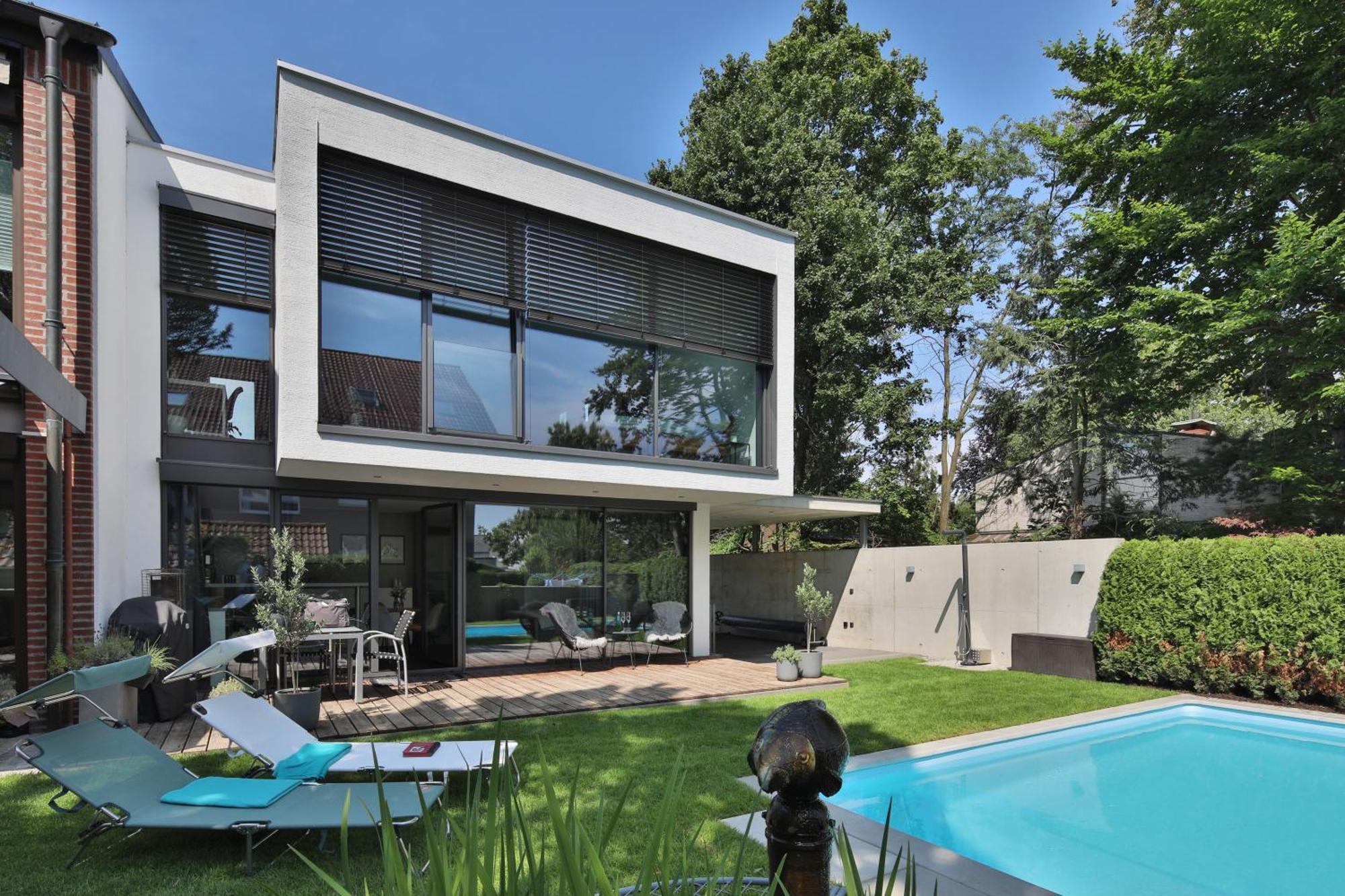 Modernes Studio-Apartment Gersthofen Exteriör bild