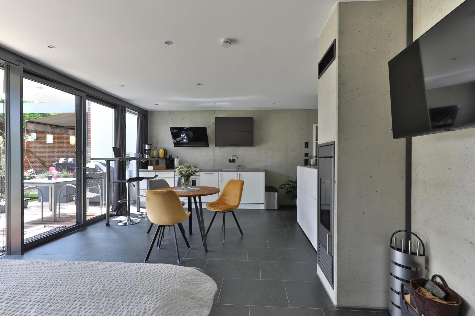 Modernes Studio-Apartment Gersthofen Exteriör bild