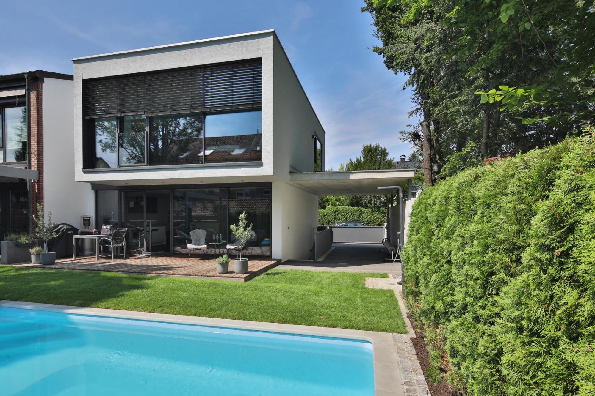 Modernes Studio-Apartment Gersthofen Exteriör bild